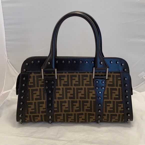 𝅺sale Fendi Studded Satchel - Picture 4 of 15